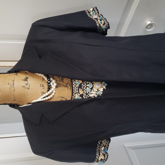 💥SALE💥2-piece linen jacket and dress. Size 12 - Picture 9 of 10